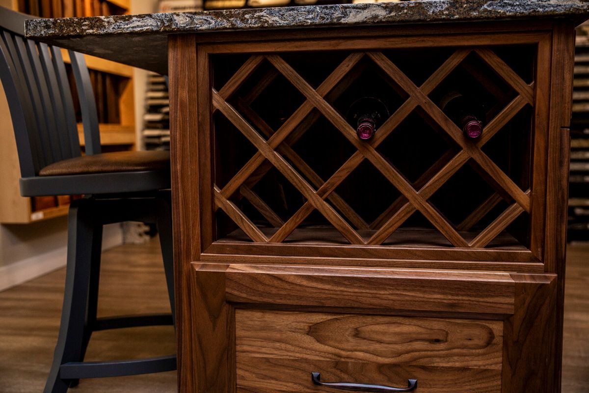 Custom Cabinetry Wine Rack by Dowdal Cabinets in North Bay