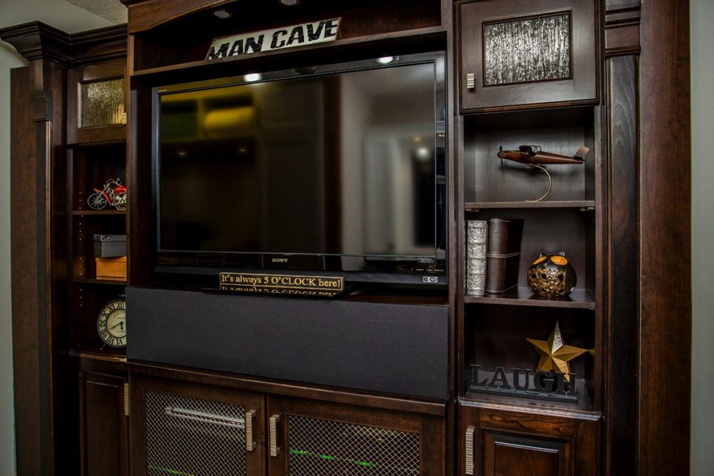 Custom Cabinetry TV Unit by Dowdal Cabinets in North Bay